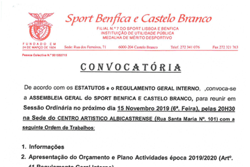 Convocatoria 15 11 19